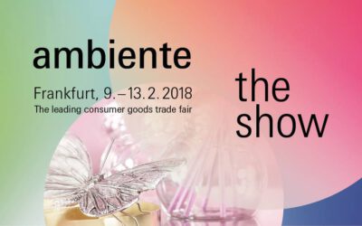 Wir sind zur Messe „Ambiente“ in Frankfurt und anschließend in Frankreich zum Einkaufen.